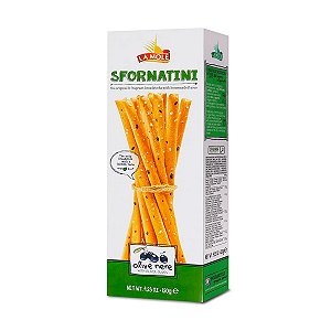 Grissini Sfornatini com Azeitona Preta La Mole 120g