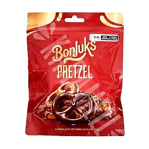 Mini Pretzel com Chocolate Bonjuks 50g
