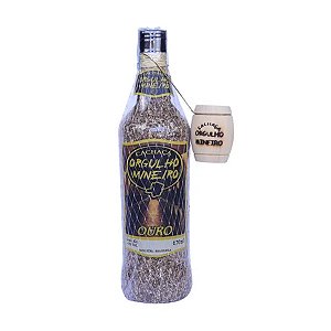 Cachaça Orgulho Mineiro Ouro 700ml