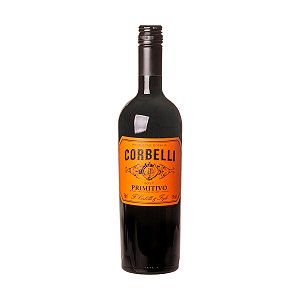 Vinho Tinto Meio Seco Corbelli Primitivo IGT 750ml
