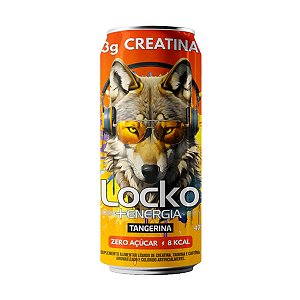 Energético Locko Tangerina Zero Açúcar 473ml