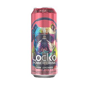Energético Locko Pink Lemonade Zero Açúcar 473ml