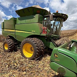 COLHEITADEIRA JOHN DEERE S670 - Ano 2016