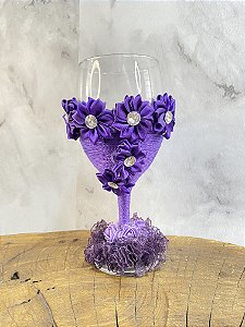 TAÇA LUXO ROXA