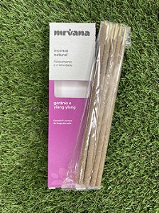 Incenso Natural Nirvana - Gerânio e Ylang Ylang