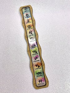 Incensário de Madeira - Signos do Zodíaco