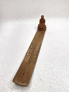 Incensário de Madeira - Buda