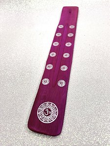 Incensário de Madeira - Roxo