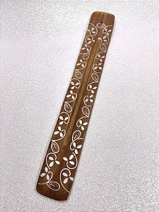 Incensário de Madeira - Natural - Marrom