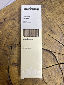 Incenso Natural Nirvana - Rosa Branca