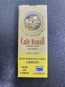Cigarrilha Café Brasil - Com piteira
