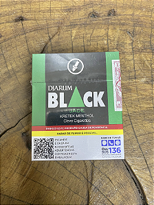 Cigarro Black Jade Menthol - Verde