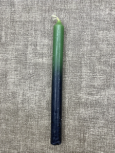 Vela Palito Preta e Verde
