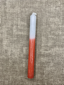 Vela Palito Vermelha e Branca