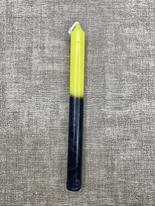 Vela Palito Preta e Amarela