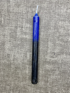 Vela Palito Preta e Azul
