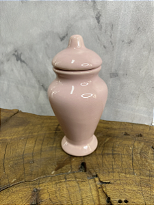 Quartinha de porcelana Sem Asa - 13cm - Rosa