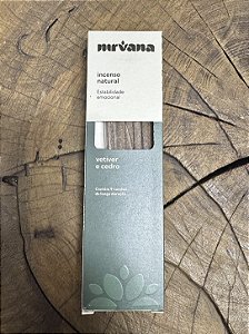 Incenso Natural Nirvana - Vetiver e Cedro