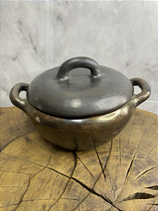 Panela de Barro com Alça 20cm Boca