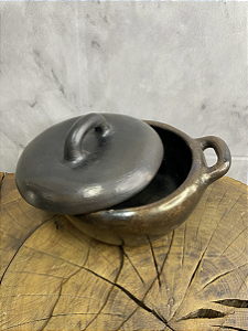 Panela de Barro com Alça 23cm Boca