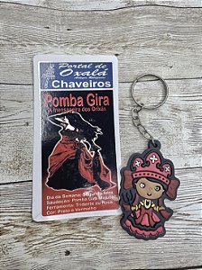 Chaveiro Pomba Gira - Emborrachado