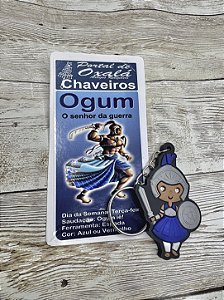 Chaveiro Ogum - Emborrachado