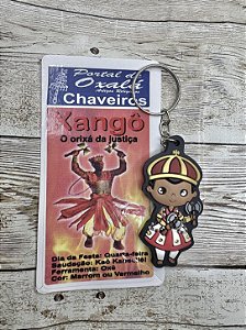 Chaveiro Xangô - Emborrachado