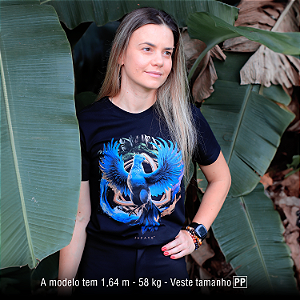 Camiseta Aviário Azul
