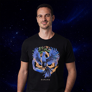 Camiseta Aviário Azul