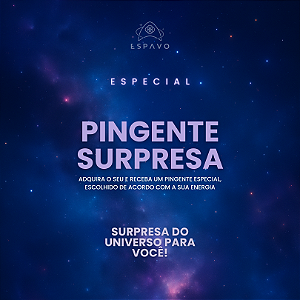 Pingente Surpresa - Cristal Natural Bruto