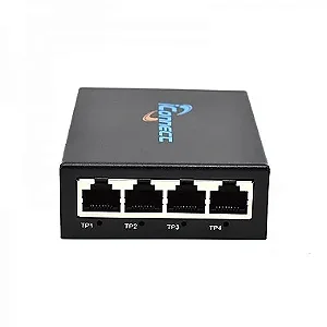 Netpower Cam 4 Porta PoE Ativo 2 fibra