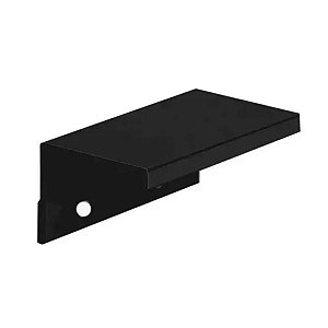 PUXADOR P/ MÓVEIS SOTTILE 32 MM ZEN PRETO FOSCO SOBREPOR