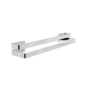 TOALHEIRO PORTA TOALHA SPIRIT ZEN DUPLO 700MM INOX POLIDO