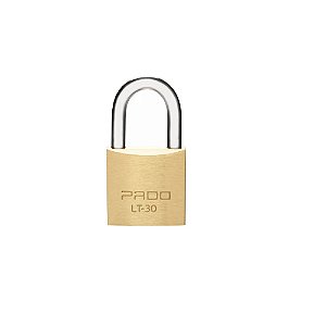 Cadeado Pado Latão Lt 30 Mm 2 Chaves Maciço Resistente