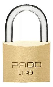 Cadeado Pado Latão Lt 40 Mm 2 Chaves Maciço Não Enferruja