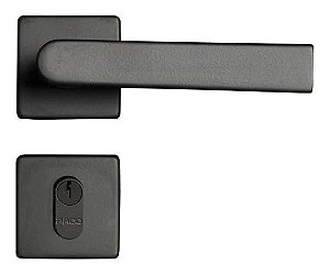 Fechadura Porta Externa Pado Concept 414 Preta Preto 40mm