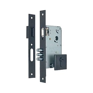 Fechadura Rolete Magnético Pado Pivotante 201 Preta 55mm Ept