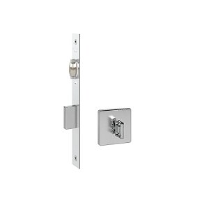 Fechadura Rolete Banheiro Pivotante Pado Inox Escovado 55mm
