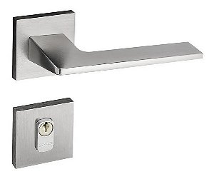 Fechadura Porta Externa Pado Sara Escovada Acetinada 55mm