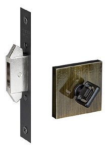 Fechadura Porta Correr Banheiro Pado Antique Trava Bronze Ox