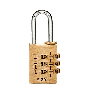 Cadeado Segredo Senha Pado Latão 20 Mm Mala Armário Mochila