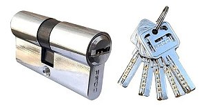 Cilindro Miolo Tambor Fechad Pado Cromado Euro Caveira 60mm