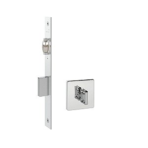 Fechadura Rolete Banheiro Wc Pivotante Pado Inox Polido 55mm
