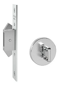 Fechadura Trava Correr Banheiro Wc Pado Inox Escovado Expans