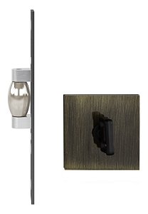 Fechadura Trava Rolete Pivotante Banheiro Pado Antique Bronz
