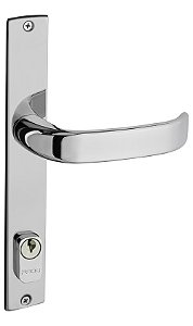 Fechadura Porta Aluminio Pado 661 Magnum Cromada Perfil Estr