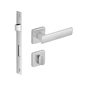 Fechadura Banheiro Metro Light Imab Escovada Acetinada 55mm
