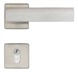 Fechadura Metro Light Imab Externa Cilindro Escovada Acetin