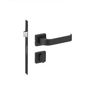 Fechadura Odin Imab Banheiro Wc Preta Preto Fosco Pp 40mm