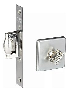 Fechadura Trava Rolete Banheiro Wc Pado Inox Escovada Pivota